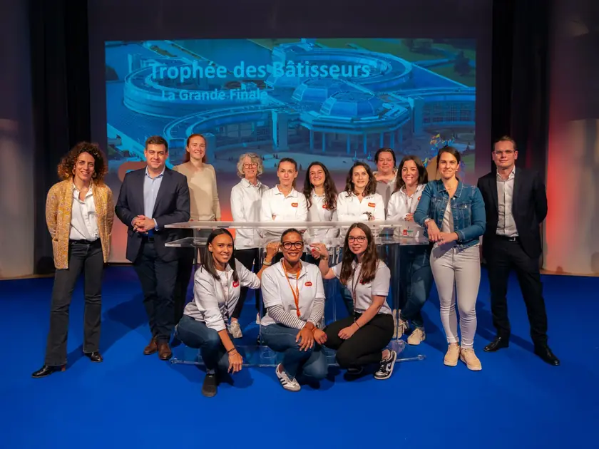 Les lauréats du Trophée des bâtisseurs réunis sur scène